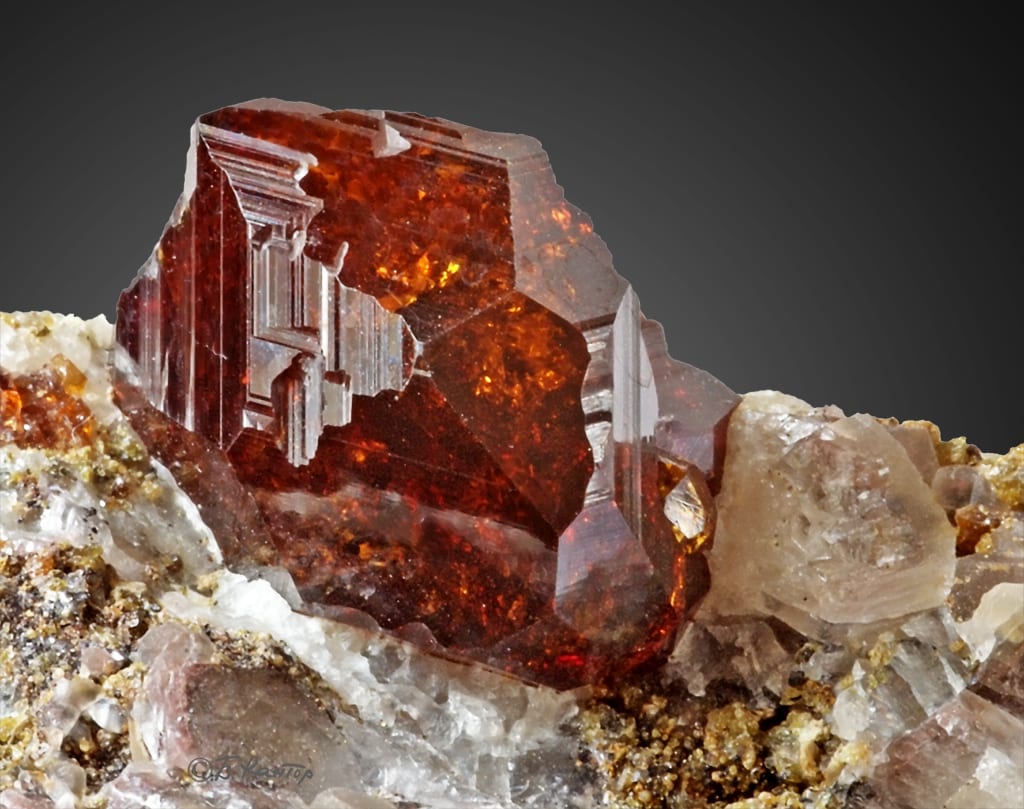 Garnet specimen